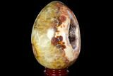 Polished Agate and Amethyst Geode Egg - Madagascar #117266-3